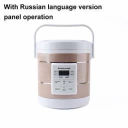 image-DMWD 12V 24V Mini Car Truck Rice Cooker Soup Porridge Cooking Machine Food Steamer Electric Heating Lunch Box Meal Heater Warmer