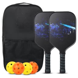 image-Pickleball Paddles USAPA Approved Set Rackets Honeycomb Core 4 Balls Portable Racquet Cover Carrying Bag Gift Kit Indoor Outdoor
