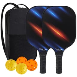 image-Pickleball Paddles USAPA Approved Set Rackets Honeycomb Core 4 Balls Portable Racquet Cover Carrying Bag Gift Kit Indoor Outdoor