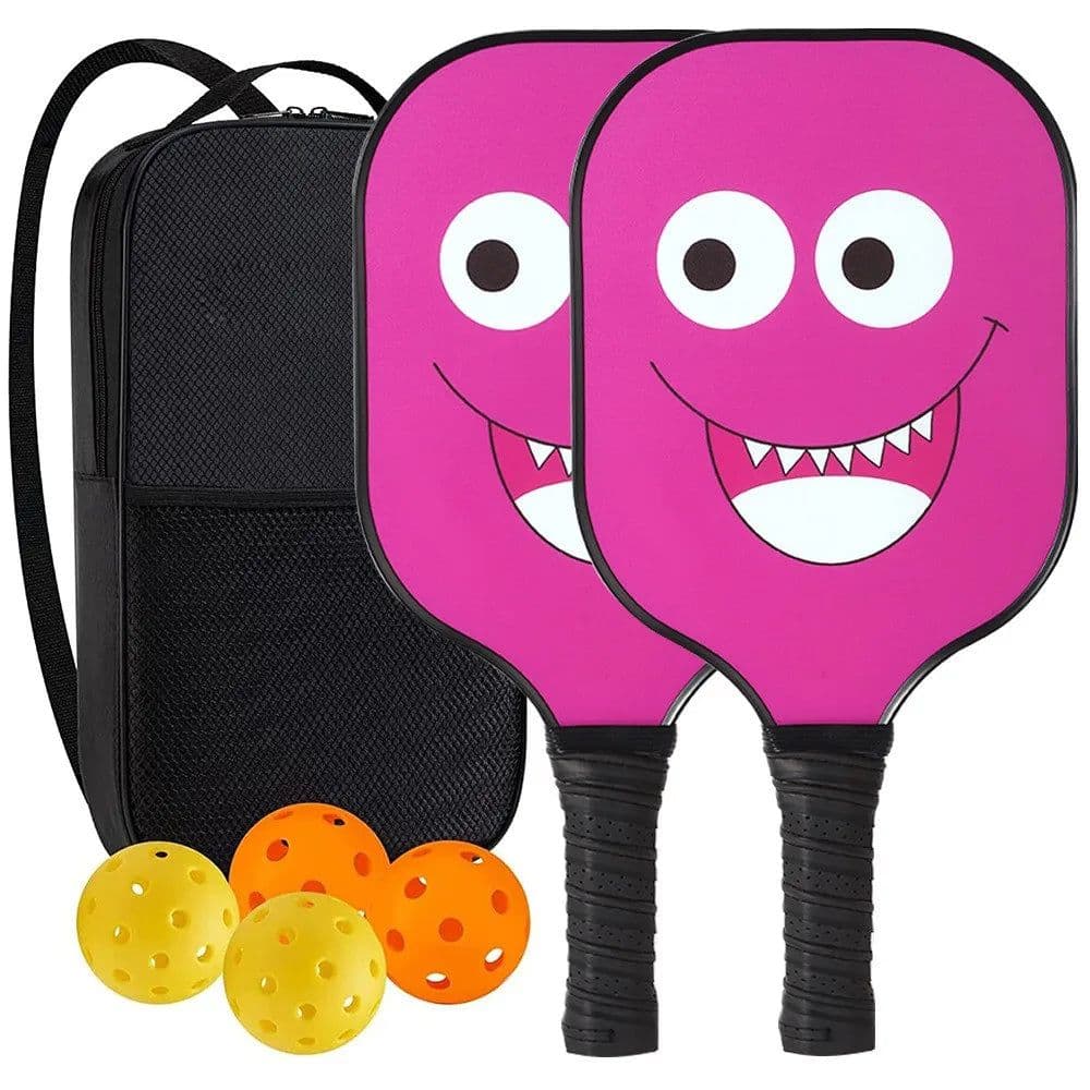 image-Pickleball Paddles USAPA Approved Set Rackets Honeycomb Core 4 Balls Portable Racquet Cover Carrying Bag Gift Kit Indoor Outdoor