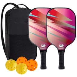image-Pickleball Paddles USAPA Approved Set Rackets Honeycomb Core 4 Balls Portable Racquet Cover Carrying Bag Gift Kit Indoor Outdoor