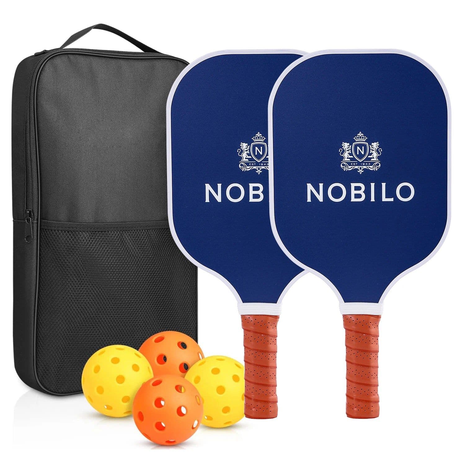 image-Pickleball Paddles USAPA Approved Set Rackets Honeycomb Core 4 Balls Portable Racquet Cover Carrying Bag Gift Kit Indoor Outdoor