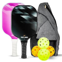 image-Pickleball Paddles USAPA Approved Set Rackets Honeycomb Core 4 Balls Portable Racquet Cover Carrying Bag Gift Kit Indoor Outdoor
