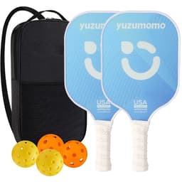 image-Pickleball Paddles USAPA Approved Set Rackets Honeycomb Core 4 Balls Portable Racquet Cover Carrying Bag Gift Kit Indoor Outdoor