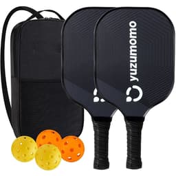 image-Pickleball Paddles USAPA Approved Set Rackets Honeycomb Core 4 Balls Portable Racquet Cover Carrying Bag Gift Kit Indoor Outdoor