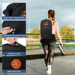 image-Pickleball Paddles USAPA Approved Set Rackets Honeycomb Core 4 Balls Portable Racquet Cover Carrying Bag Gift Kit Indoor Outdoor