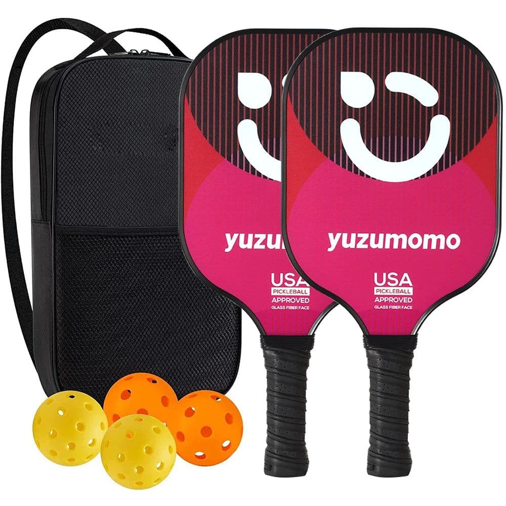 image-Pickleball Paddles USAPA Approved Set Rackets Honeycomb Core 4 Balls Portable Racquet Cover Carrying Bag Gift Kit Indoor Outdoor