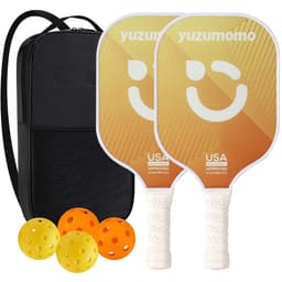 image-Pickleball Paddles USAPA Approved Set Rackets Honeycomb Core 4 Balls Portable Racquet Cover Carrying Bag Gift Kit Indoor Outdoor
