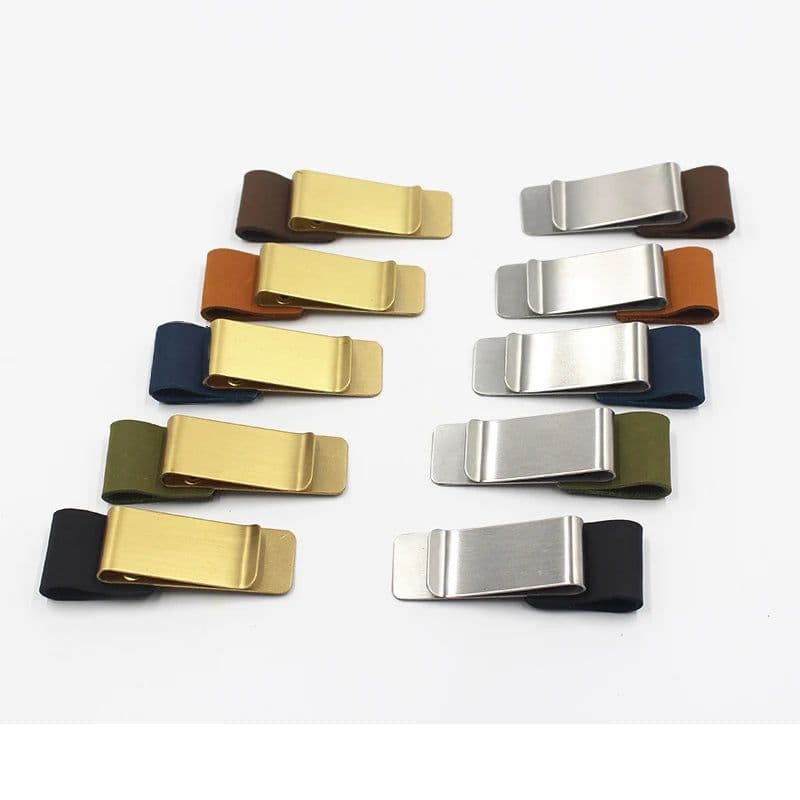 image-Fromthenon Travelers Notebook Pen Holder Retro Metal Leather Pen Clip Stainless Steel For Midori Travelers Notebook Diary