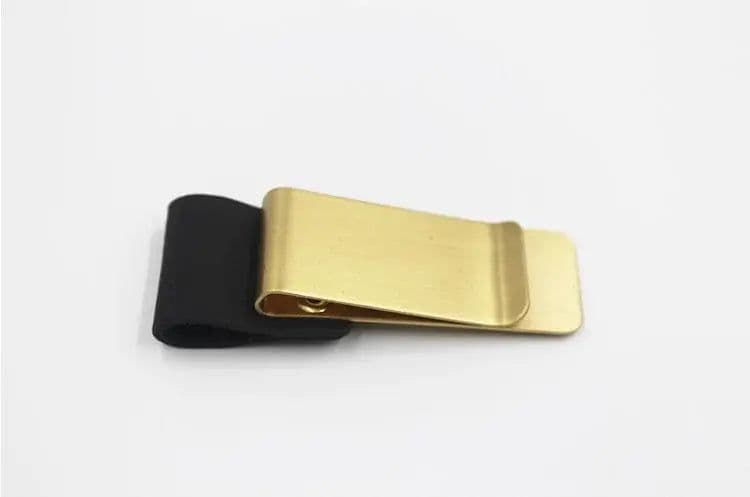 image-Fromthenon Travelers Notebook Pen Holder Retro Metal Leather Pen Clip Stainless Steel For Midori Travelers Notebook Diary
