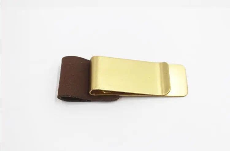 image-Fromthenon Travelers Notebook Pen Holder Retro Metal Leather Pen Clip Stainless Steel For Midori Travelers Notebook Diary