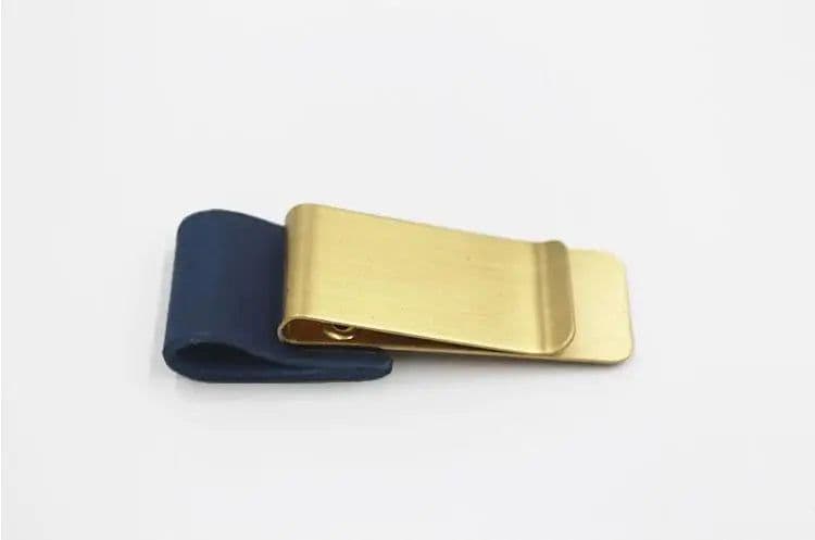 image-Fromthenon Travelers Notebook Pen Holder Retro Metal Leather Pen Clip Stainless Steel For Midori Travelers Notebook Diary
