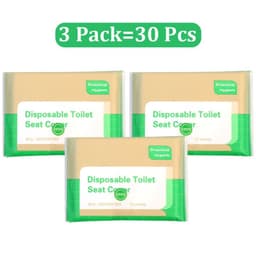 image-50/30/10PCS Disposable Toilet Seat Cover Portable Travel Camping Hotel Bathroom Degradable Waterproof Toilet Mat Accessories