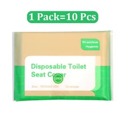 image-50/30/10PCS Disposable Toilet Seat Cover Portable Travel Camping Hotel Bathroom Degradable Waterproof Toilet Mat Accessories