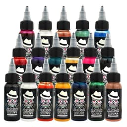 image-OPHIR Body Paint Inks Airbrush Temporary Tattoo Pigment 30ML/Bottle 18 Color Common Ink Pigments for Choosing_ TA053