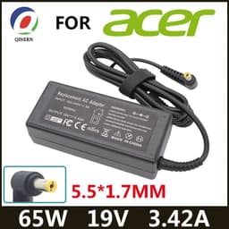 image-19V 3.42A 65W 5.5*1.7mm AC Laptop Charger Adapter For Acer Aspire 5315 5630 5735 5920 5535 5738 6920 6530G 7739Z Power Supply