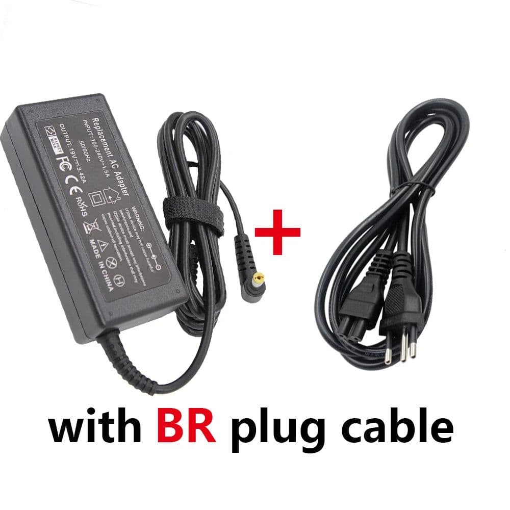 image-19V 3.42A 65W 5.5*1.7mm AC Laptop Charger Adapter For Acer Aspire 5315 5630 5735 5920 5535 5738 6920 6530G 7739Z Power Supply