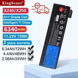 image-KingSener Laptop Battery for Lenovo Thinkpad X270 X260 X240 X240S X250 T450 T470P T440S K2450 W550S 45N1136 45N1738 68+