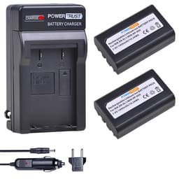image-EN-EL1 ENEL1 EN EL1 Battery 1400mAh and Charger for Nikon CoolPix 4300 5400 8700 500 775 880 885 990 995 Bateria