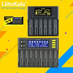 image-LiitoKala lii-S8 lii-S6 Lii-PD4 Lii-PD2 lii-S2 lii-S4 lii-402 lii-202 battery Charger 18650 26650 21700 lithium NiMH battery