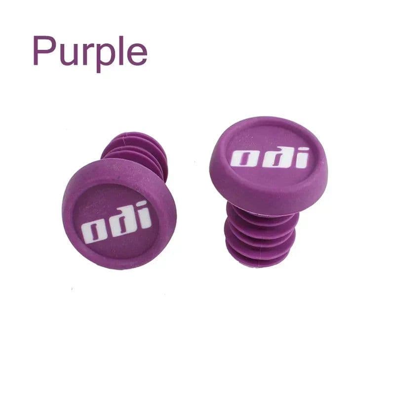image-ODi Silicone MTB Grips 22mm Road Bicycle Grip Anti-slip Shock-absorbing Handlebar Grip Colorful Bar End Plug Bike Part
