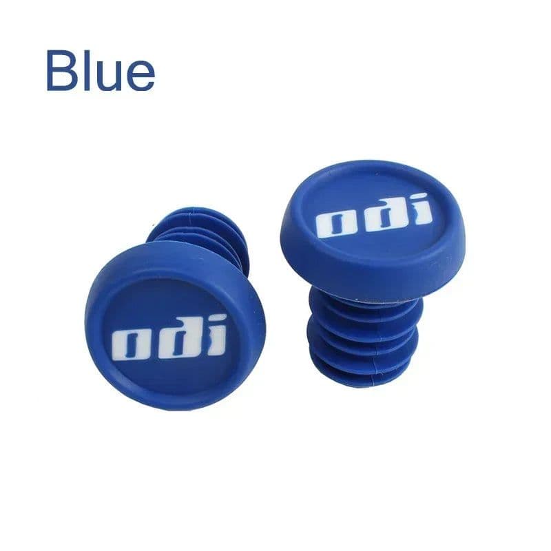image-ODi Silicone MTB Grips 22mm Road Bicycle Grip Anti-slip Shock-absorbing Handlebar Grip Colorful Bar End Plug Bike Part