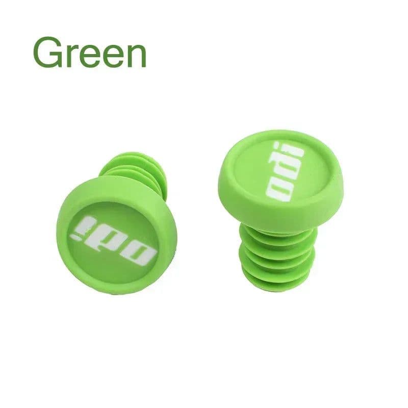 image-ODi Silicone MTB Grips 22mm Road Bicycle Grip Anti-slip Shock-absorbing Handlebar Grip Colorful Bar End Plug Bike Part
