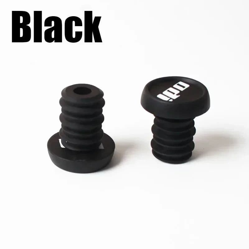 image-ODi Silicone MTB Grips 22mm Road Bicycle Grip Anti-slip Shock-absorbing Handlebar Grip Colorful Bar End Plug Bike Part