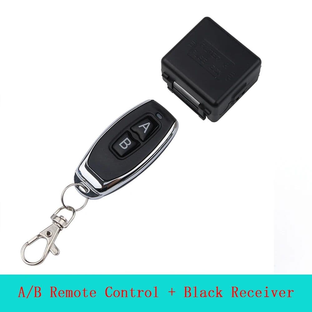 image-Hot DC12V 10A Relay 1 CH Wireless RF Remote Control Switch Transmitter with Receiver Module 433mhz LED Remote Control