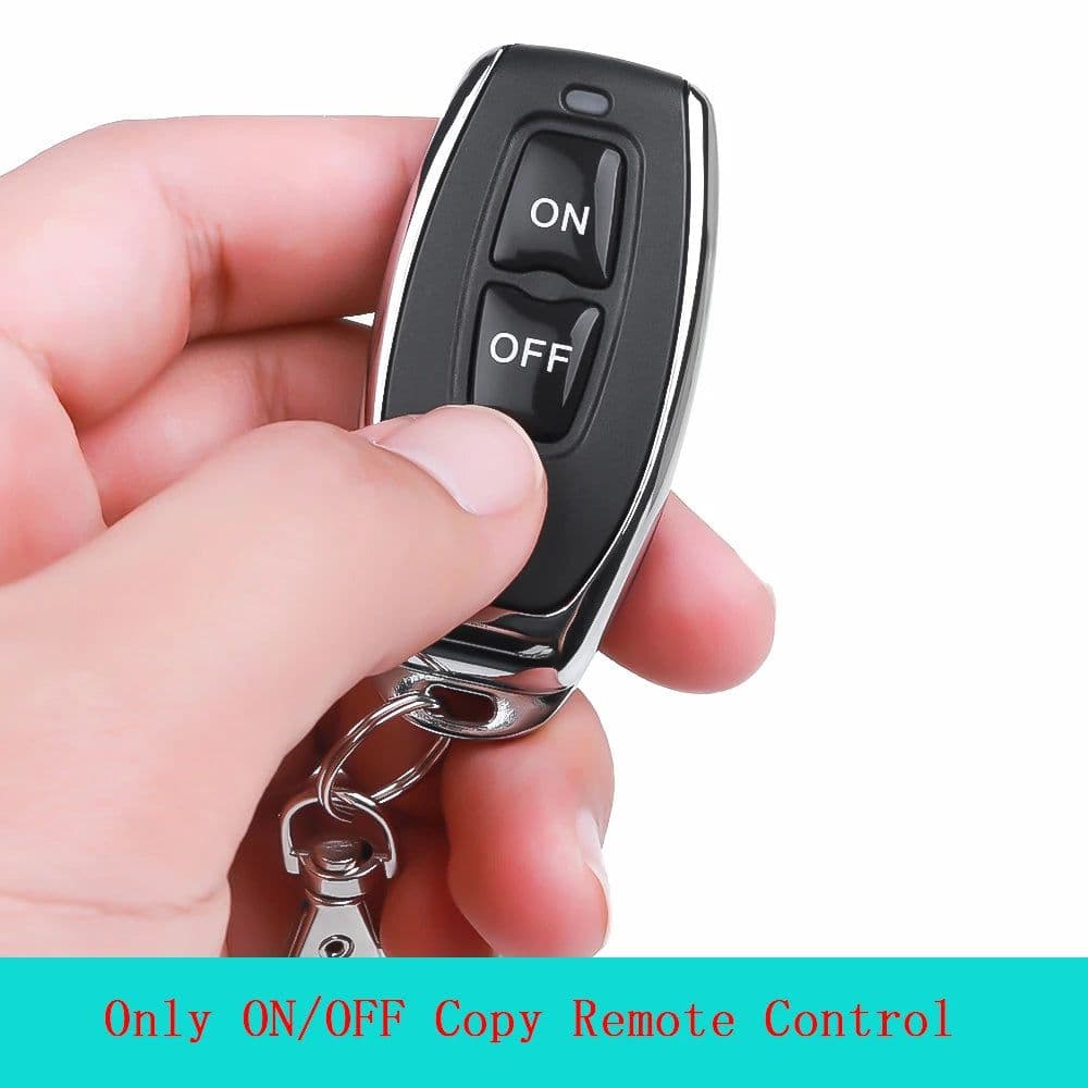 image-Hot DC12V 10A Relay 1 CH Wireless RF Remote Control Switch Transmitter with Receiver Module 433mhz LED Remote Control