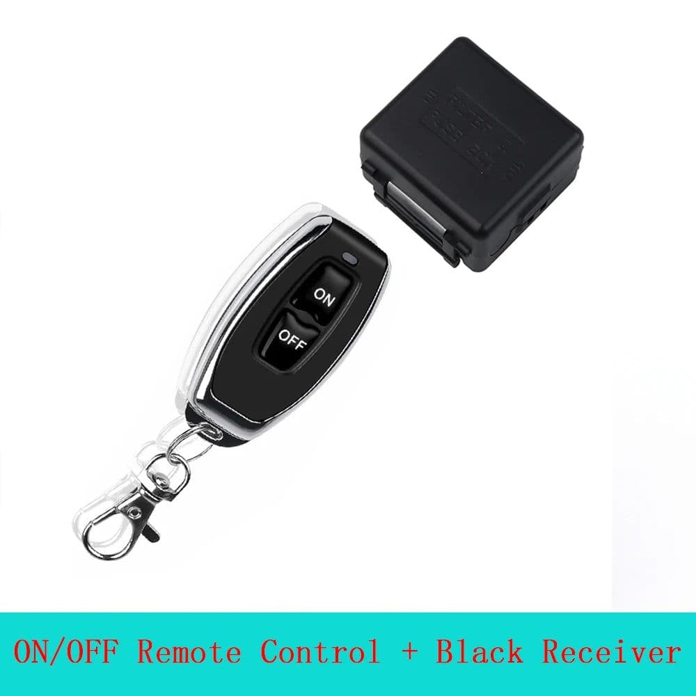 image-Hot DC12V 10A Relay 1 CH Wireless RF Remote Control Switch Transmitter with Receiver Module 433mhz LED Remote Control