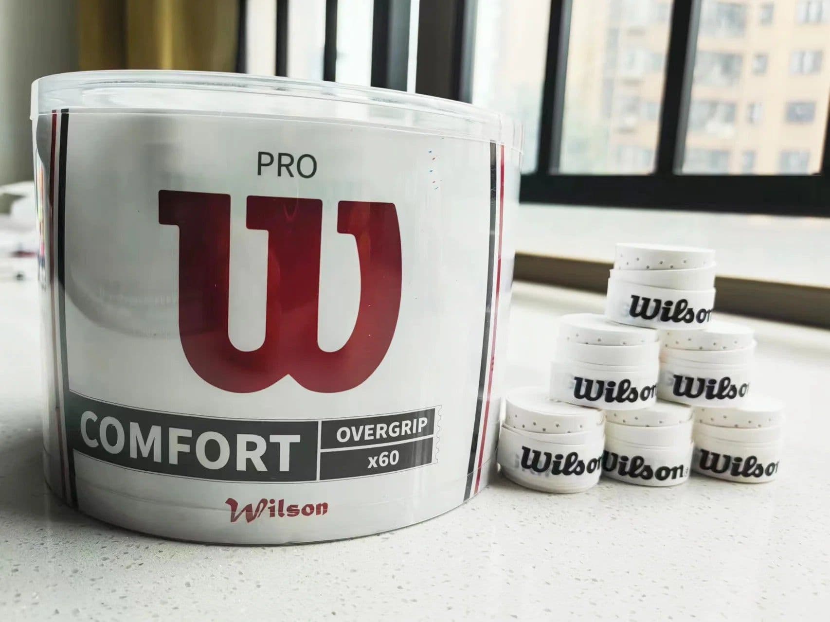 image-15/30pcs WILSON Original Overgrip Anti Slip Tennis Racket Sweatband Grips Padel Shock Absorption Grip Tape Training Accessories