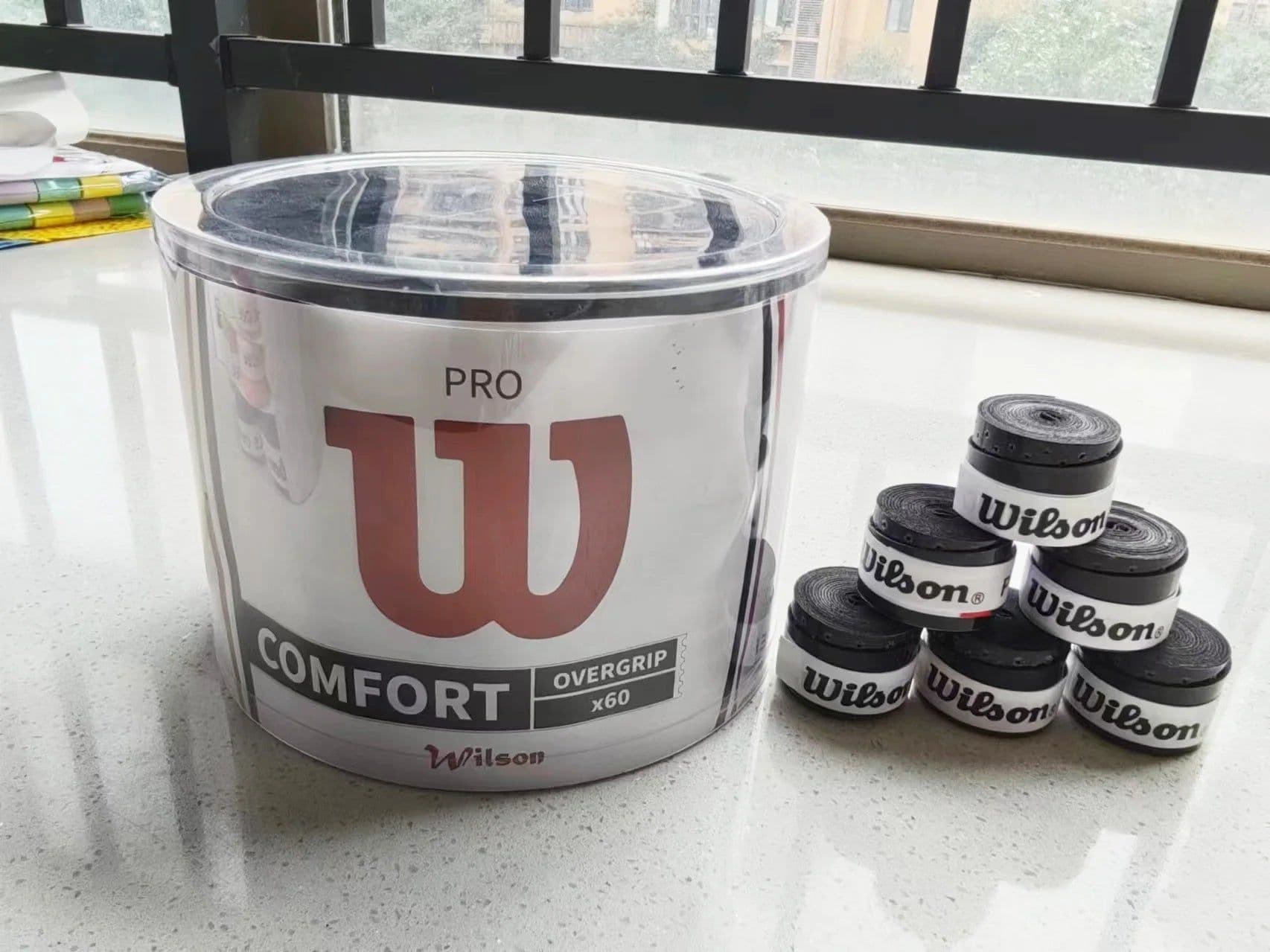 image-15/30pcs WILSON Original Overgrip Anti Slip Tennis Racket Sweatband Grips Padel Shock Absorption Grip Tape Training Accessories