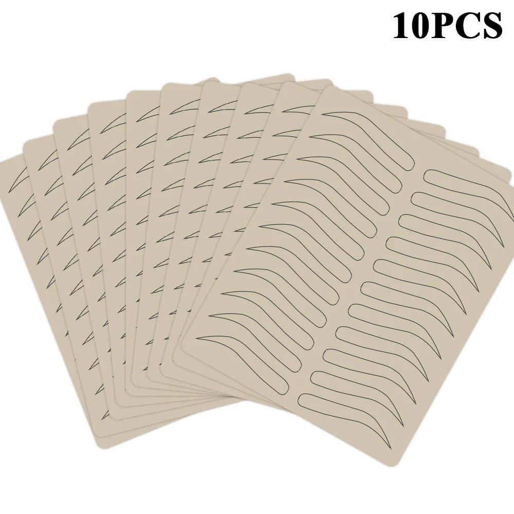 image-3/5/10/20Pcs Microblading Eyebrow Tattoo Practice Skin Eyebrow Permanent Makeup Supplies Eyebrow Training Skin