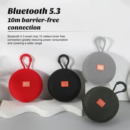 image-TG352 Mini Portable Wireless Speakers Outdoor Music Box Player Waterproof Audio Subwoofer Support USB/TF Card