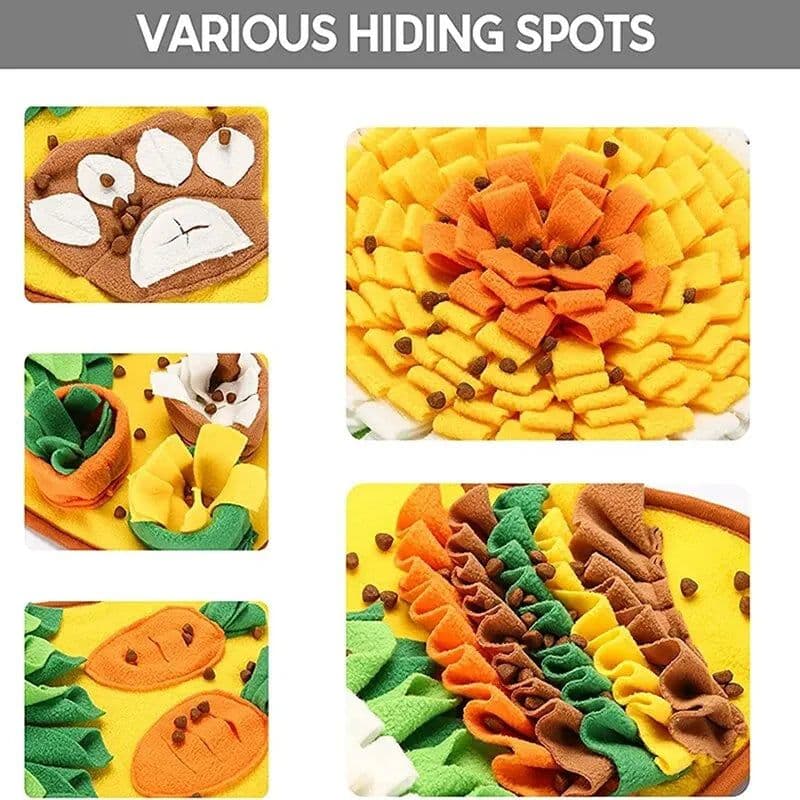 image-New Pet Smell Mat Foraging Smell Training Blanket Entertainment Interactive Dog Slow Food Mat Training Educational Pet Toys
