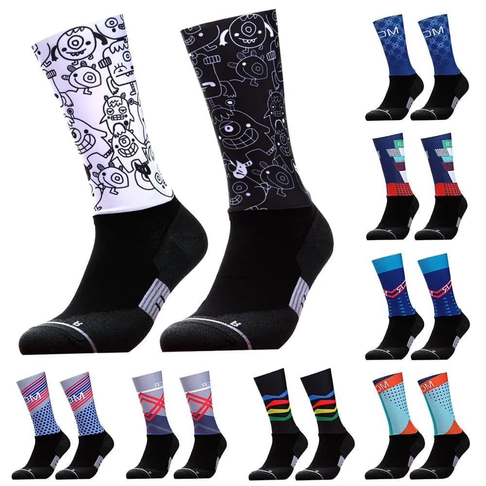 image-2023 High Quality professionTeam Men Women Cycling Socks MTB Bike Socks Breathable Bicycle Socks Outdoor Sportswear Racing Socks
