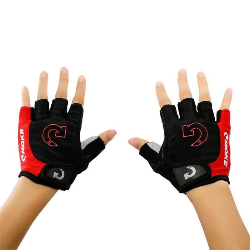 image-1 Pair Men Cycling Gloves Bicycle Sports Half Finger Gloves Anti-slip Gel Pad Motorcycle MTB Road Bike Gloves S-XL
