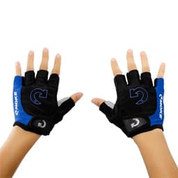 image-1 Pair Men Cycling Gloves Bicycle Sports Half Finger Gloves Anti-slip Gel Pad Motorcycle MTB Road Bike Gloves S-XL