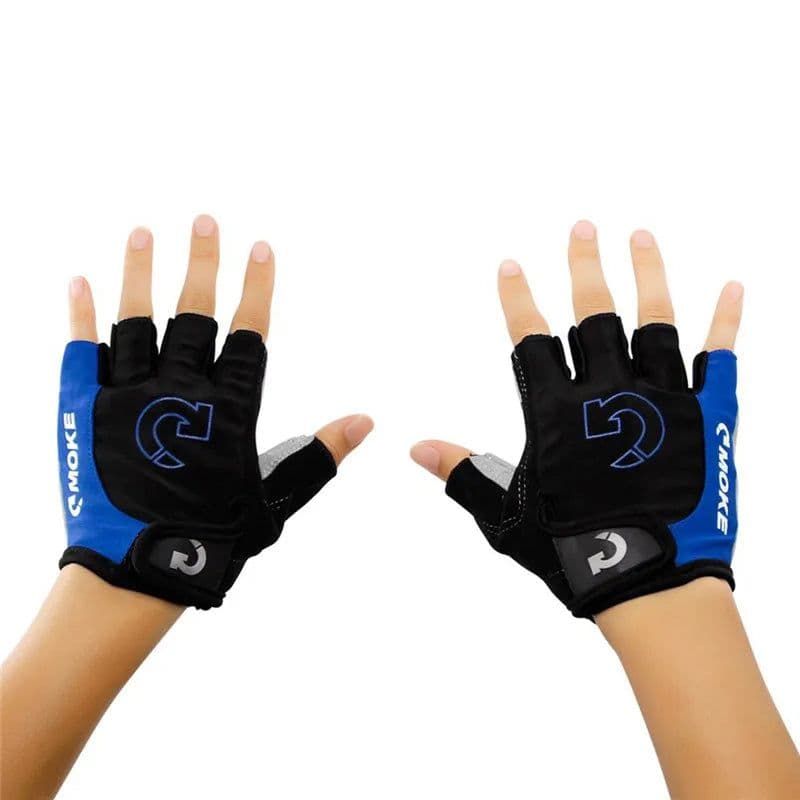 image-1 Pair Men Cycling Gloves Bicycle Sports Half Finger Gloves Anti-slip Gel Pad Motorcycle MTB Road Bike Gloves S-XL