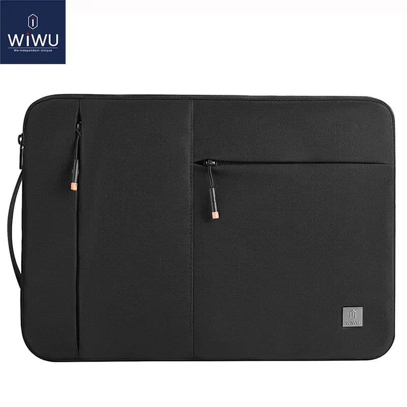 image-WIWU New Laptop Sleeve for MacBook Pro 14 2023 Waterproof Notebook Bag for MacBook Air 15 Portable Carry Case for MacBook Air 13