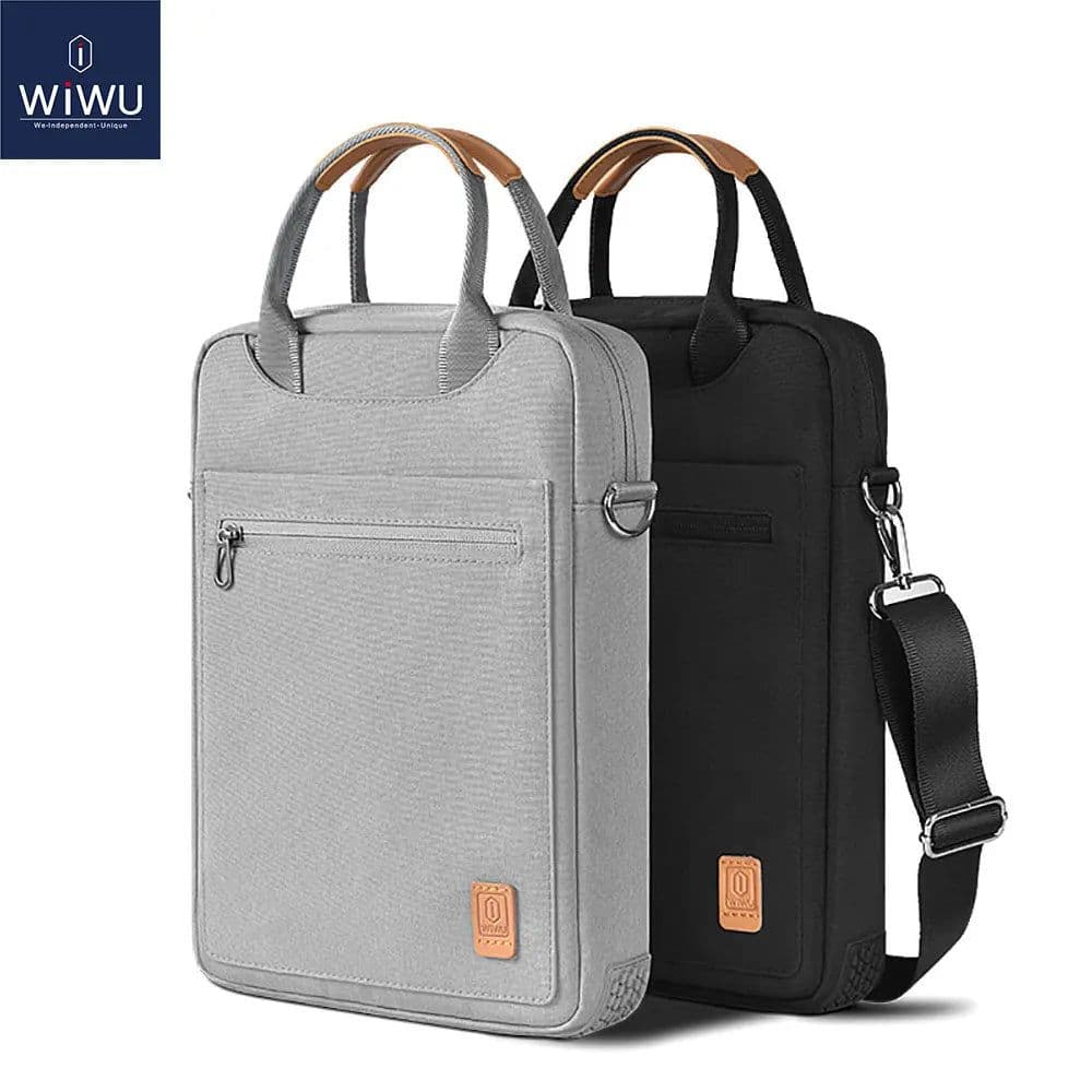 image-WiWU Laptop Bag for MacBook Pro 13 A2338 2022 M2 M1 Waterproof Shoulder Bag for iPad Pro 13 Carry Bag for MacBook Air 13.6 M3 M2