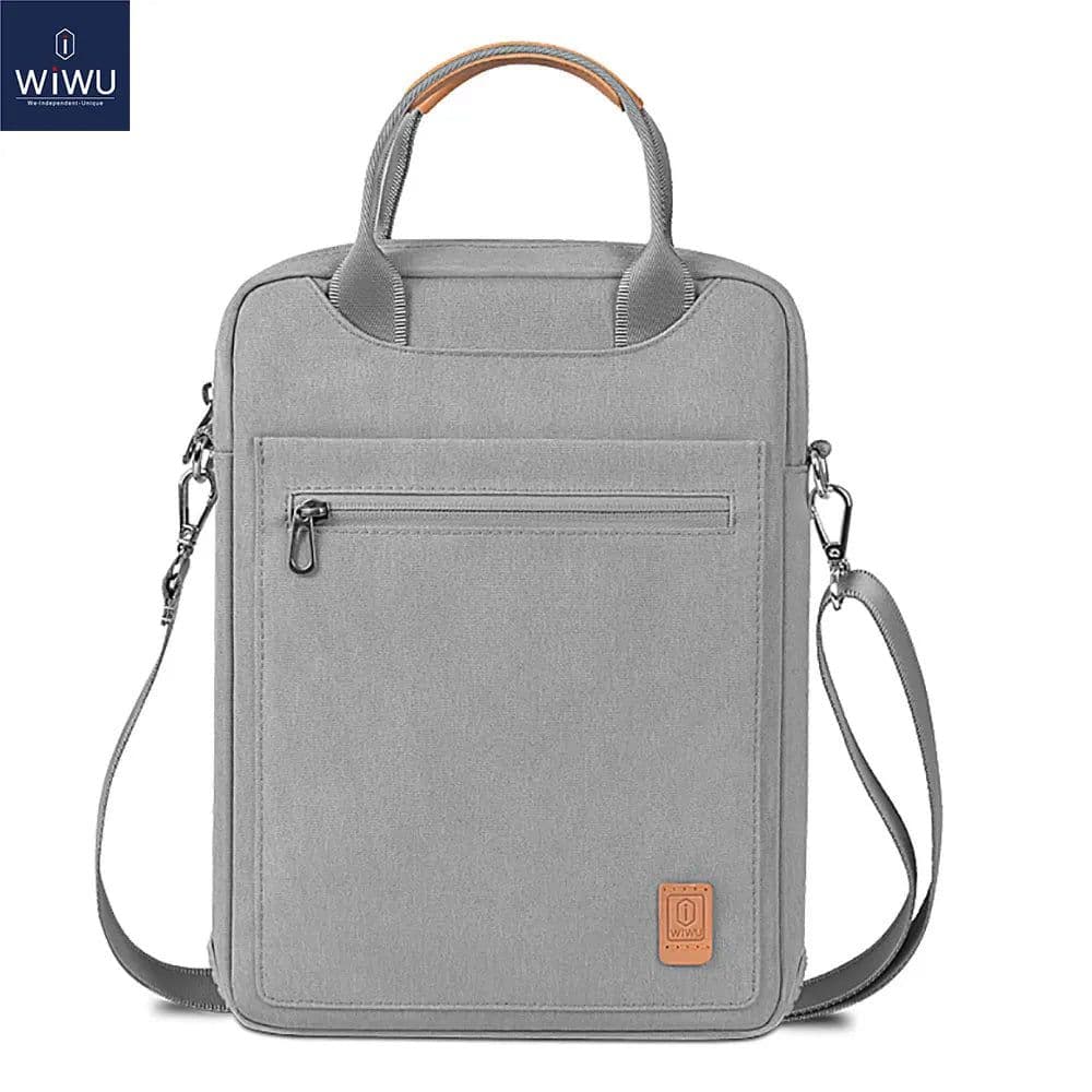 image-WiWU Laptop Bag for MacBook Pro 13 A2338 2022 M2 M1 Waterproof Shoulder Bag for iPad Pro 13 Carry Bag for MacBook Air 13.6 M3 M2