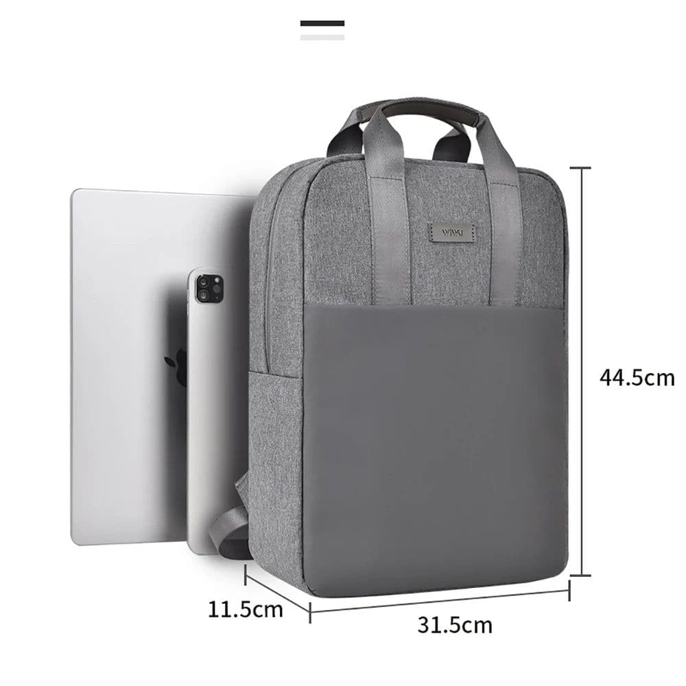 image-WIWU Laptop Backpack for Women Men Travelling Backpacks Large Capacity School Bag for MacBook Pro 14 Waterproof Women's Backpack
