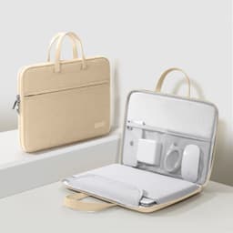 image-Laptop Bag 13.3 14 15 15.6 inch Cover For MacBook Air Pro Xiaomi Huawei ASUS Notebook Case Men Women Portable Handbag Briefcase