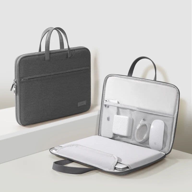 image-Laptop Bag 13.3 14 15 15.6 inch Cover For MacBook Air Pro Xiaomi Huawei ASUS Notebook Case Men Women Portable Handbag Briefcase