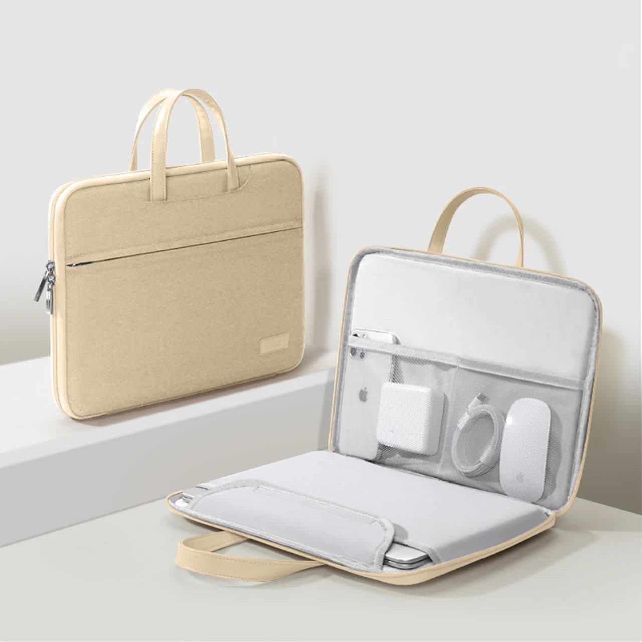 image-Laptop Bag 13.3 14 15 15.6 inch Cover For MacBook Air Pro Xiaomi Huawei ASUS Notebook Case Men Women Portable Handbag Briefcase