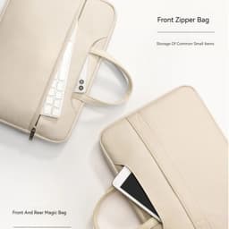 image-Laptop Bag 13.3 14 15 15.6 inch Cover For MacBook Air Pro Xiaomi Huawei ASUS Notebook Case Men Women Portable Handbag Briefcase