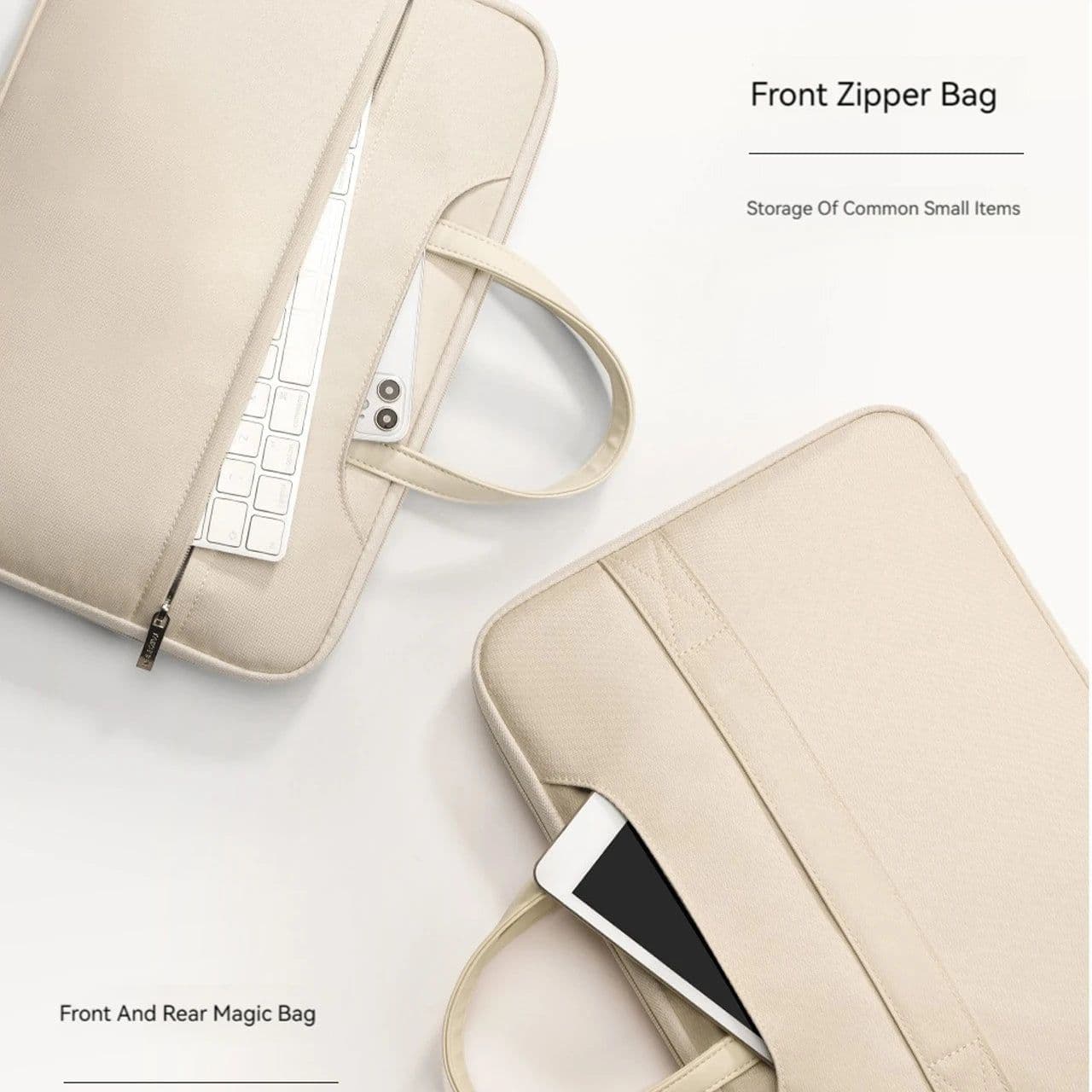 image-Laptop Bag 13.3 14 15 15.6 inch Cover For MacBook Air Pro Xiaomi Huawei ASUS Notebook Case Men Women Portable Handbag Briefcase