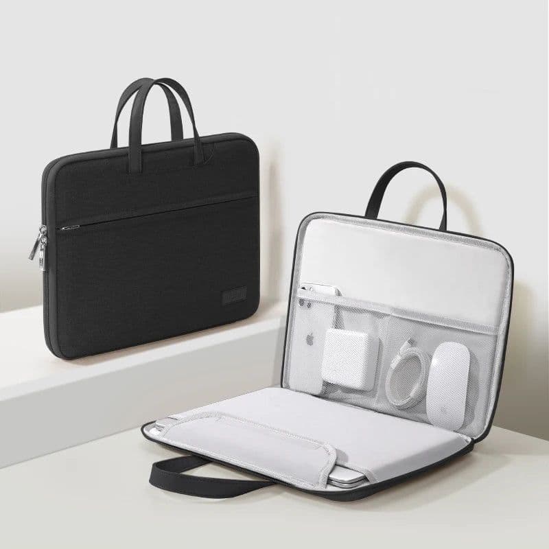 image-Laptop Bag 13.3 14 15 15.6 inch Cover For MacBook Air Pro Xiaomi Huawei ASUS Notebook Case Men Women Portable Handbag Briefcase